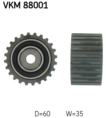 SKF VKM 88001 Vezetőgörgő fogasszíj-vezérműszíjhoz